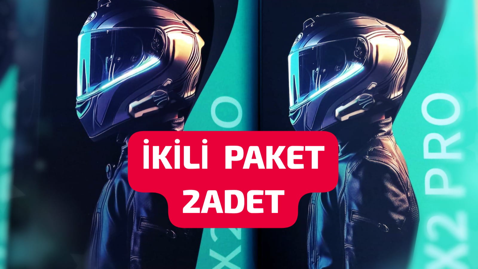 KEMBORNX2 Pro Kask kulaklık bluetooth 2ADET 2 Kişilik  Intercom 